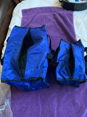 New Set of 2 Insulated Food Zip Top Tote Bags